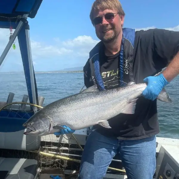 Robert with a salmon